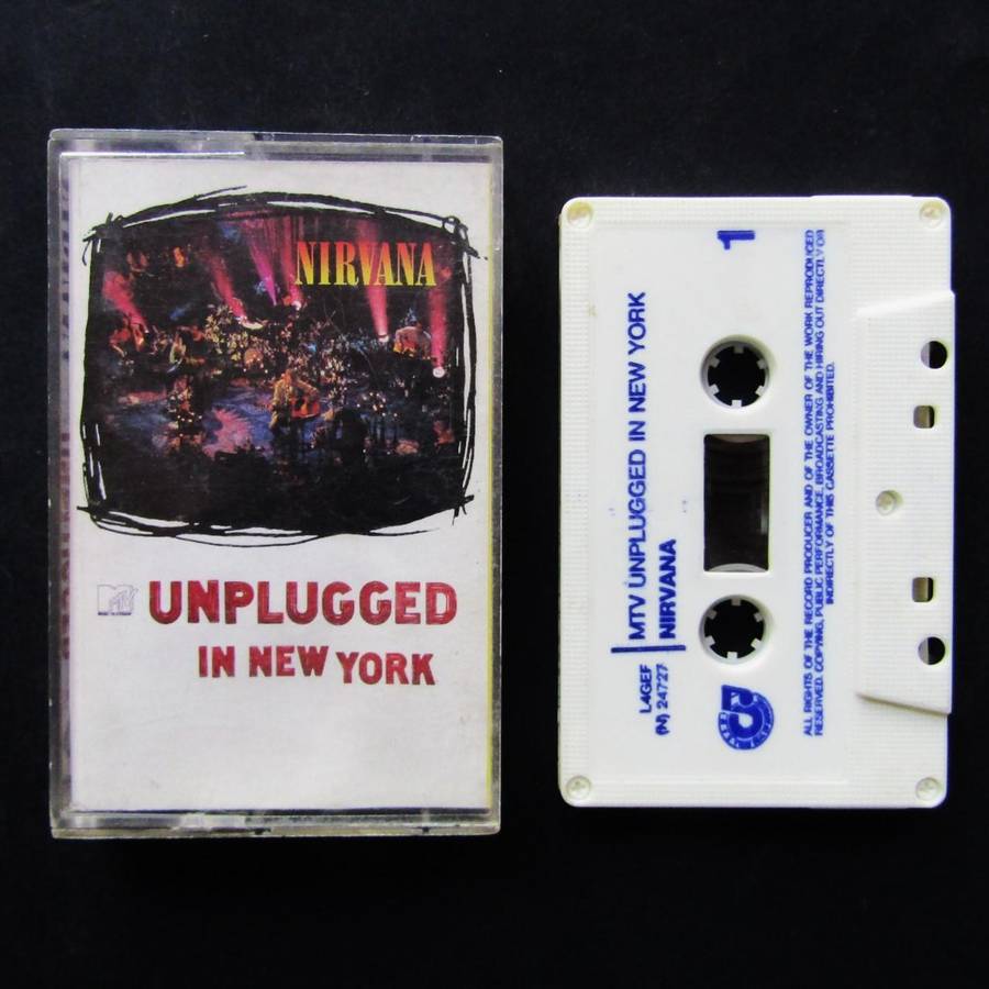 Nirvana - Unplugged in New York - Cassette Tape (1994)