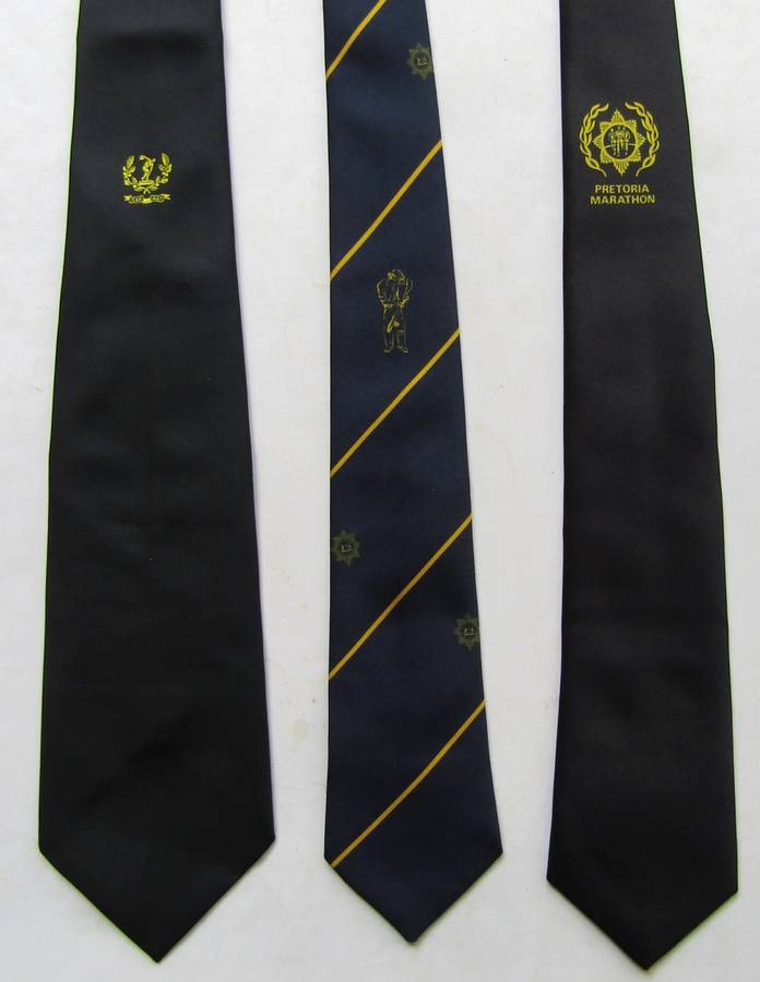 3 Old Police Sport Neck Ties