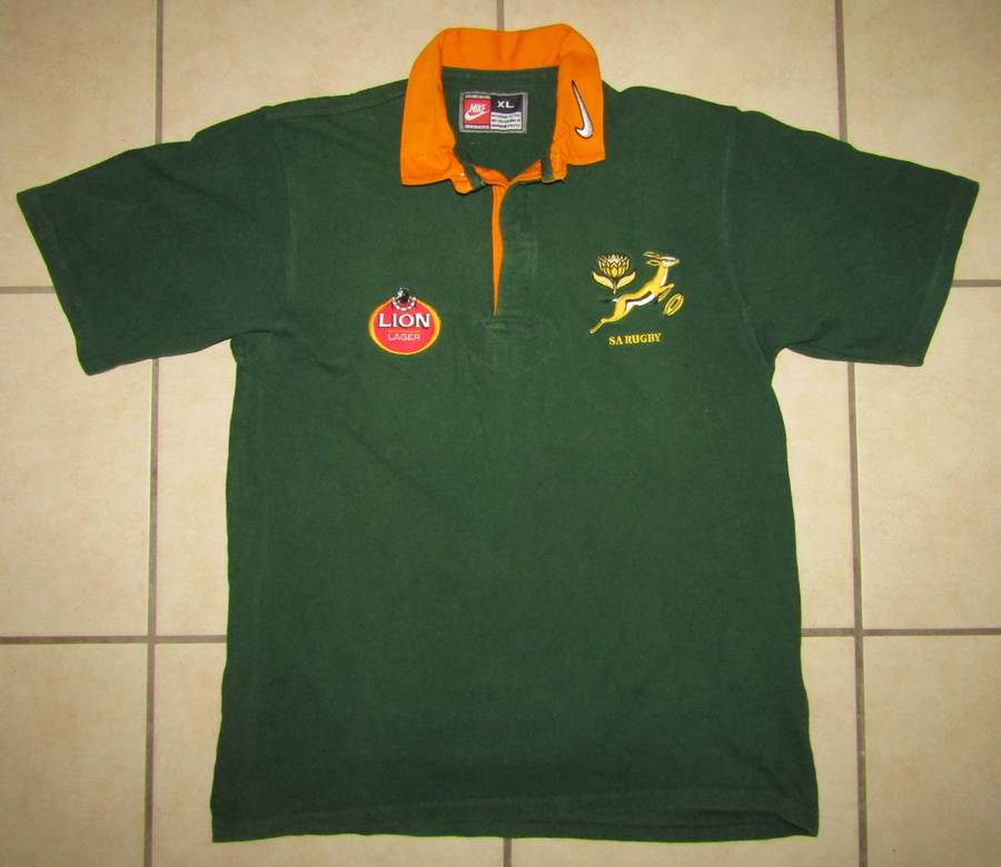 Old Nike Springbok Rugby Jersey - XL Size