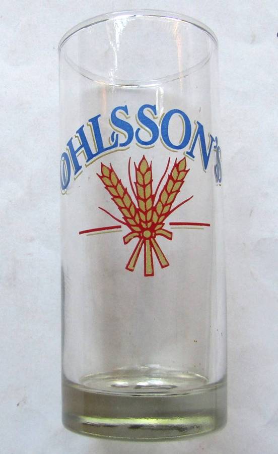 Old Ohlsson's Beer Glass