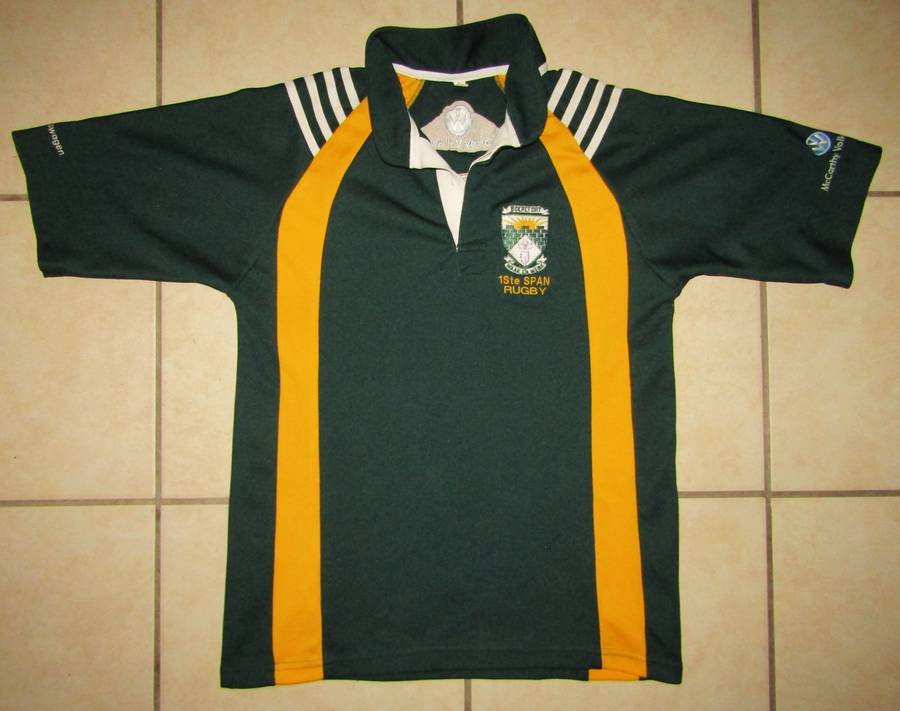 Old Volkswagen Sponsor Boerefort 1ste Span Players Rugby Jersey