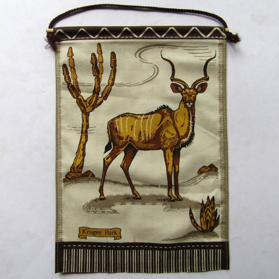 Old Kruger Park Kudu Wall Hanging