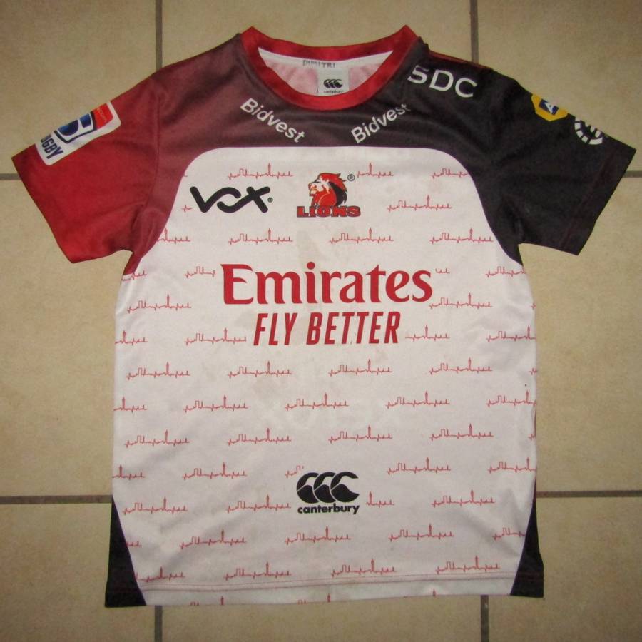 Old Lions Super Rugby Jersey - Kids Size 11/12