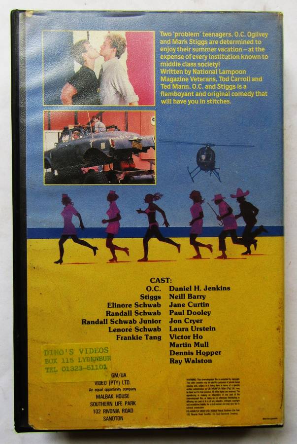 O.C. and Stiggs - Buddy Comedy Movie VHS Tape (1985)