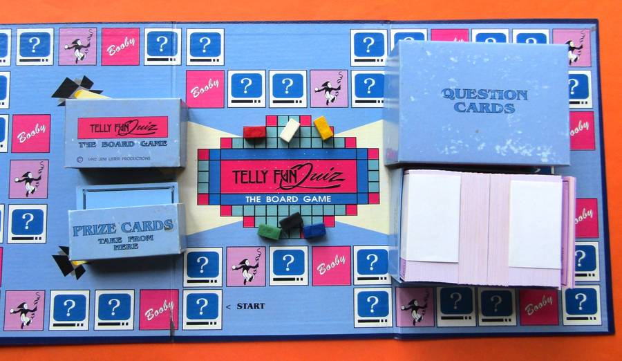 1992 Telly Fun Quiz Board Game