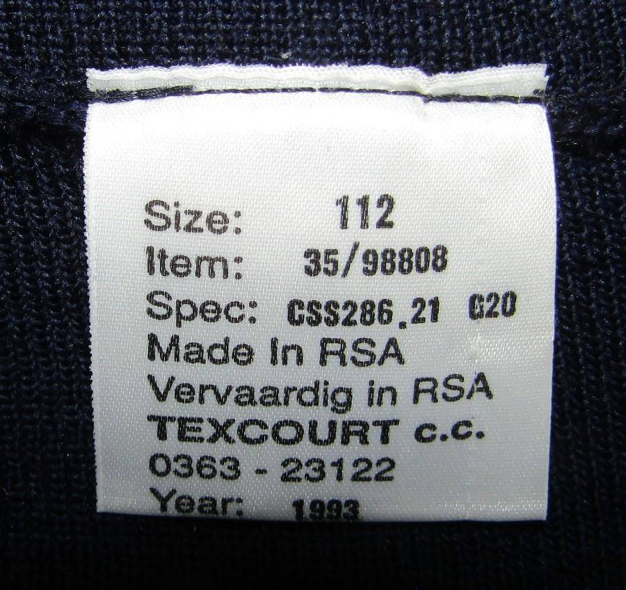 1993 Spoornet Railways Pullover Jersey