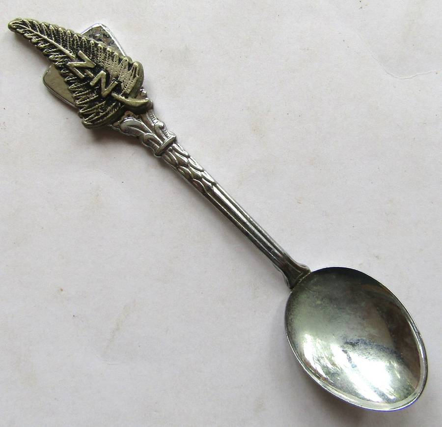 Old New Zealand Rugby Crested Spoon