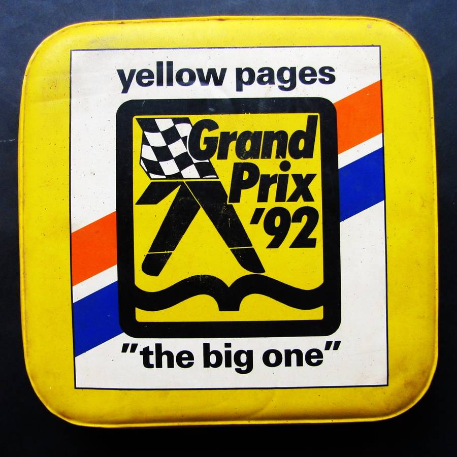 1992 SA Grand Prix Motorsport Spectator Cushion