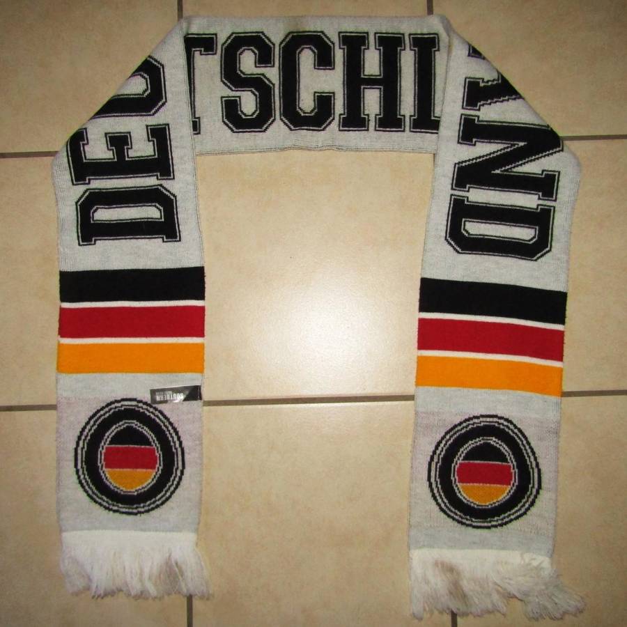Old Deutschland German Football Supporter Scarf