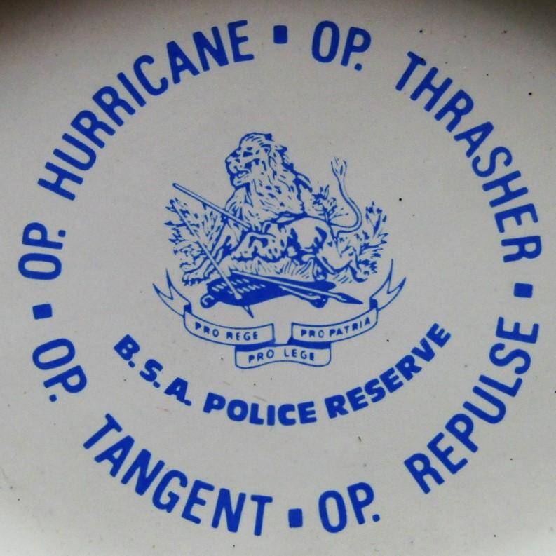 Old Rhodesia BSAP Reserve Ashtray