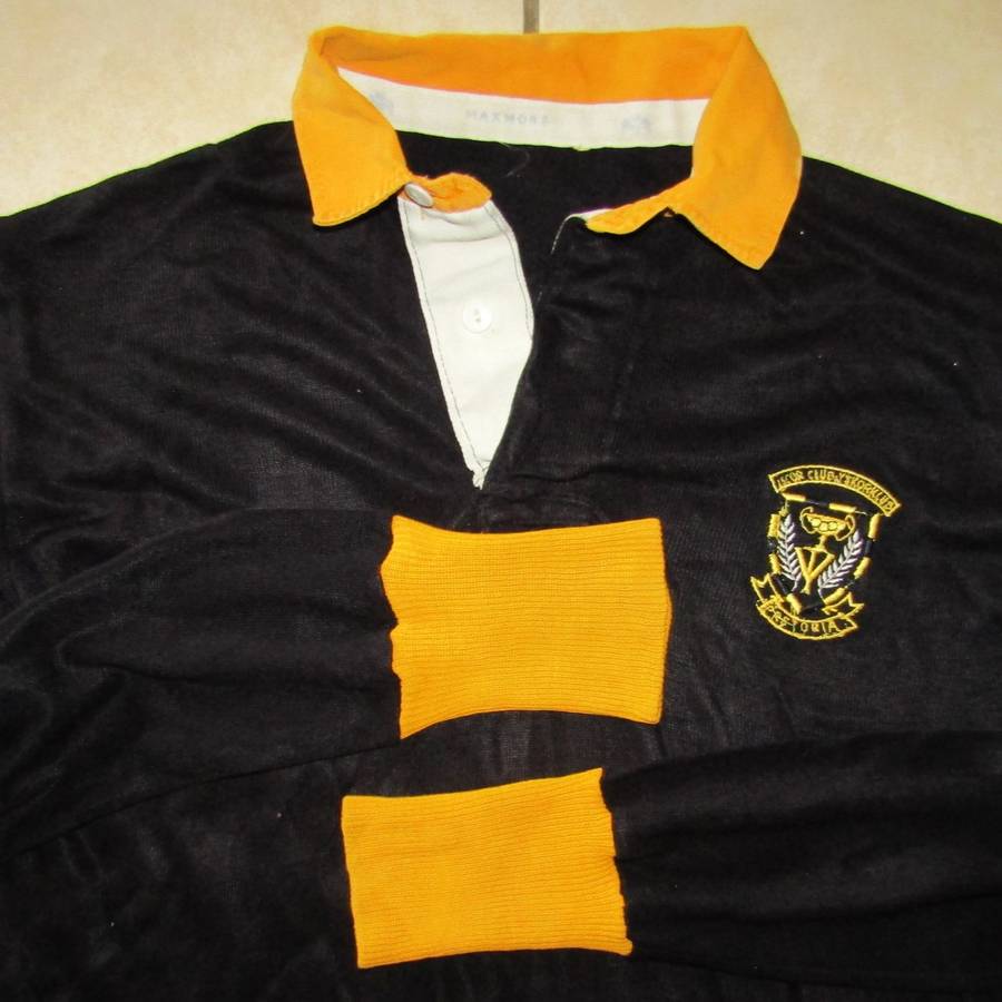 Old Pretoria Iscor Club Long Sleeve Players Rugby Jersey