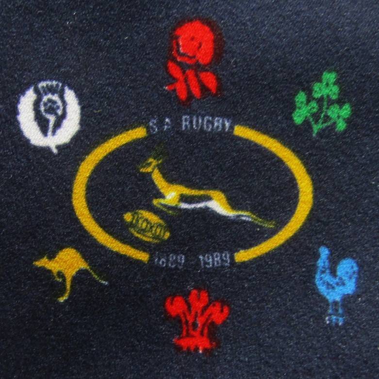 1989 SA Springbok Rugby 100 Year Neck Tie