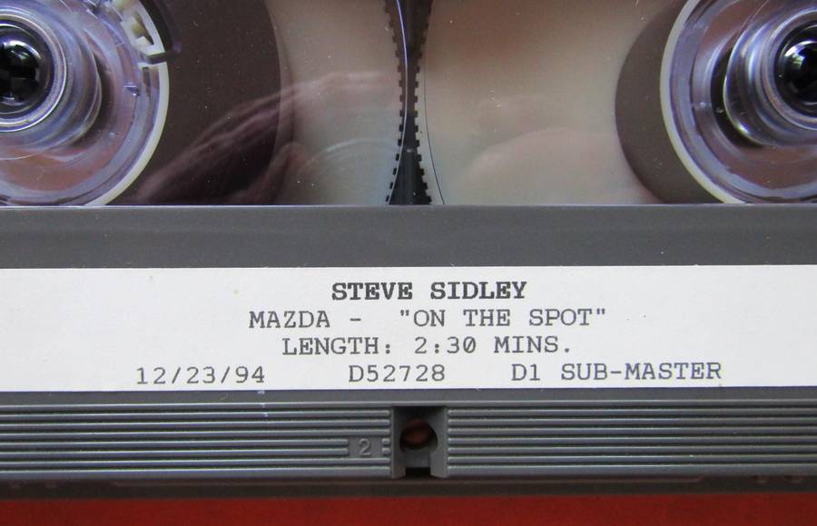 Large Sony D1M-12 19mm Video Cassette