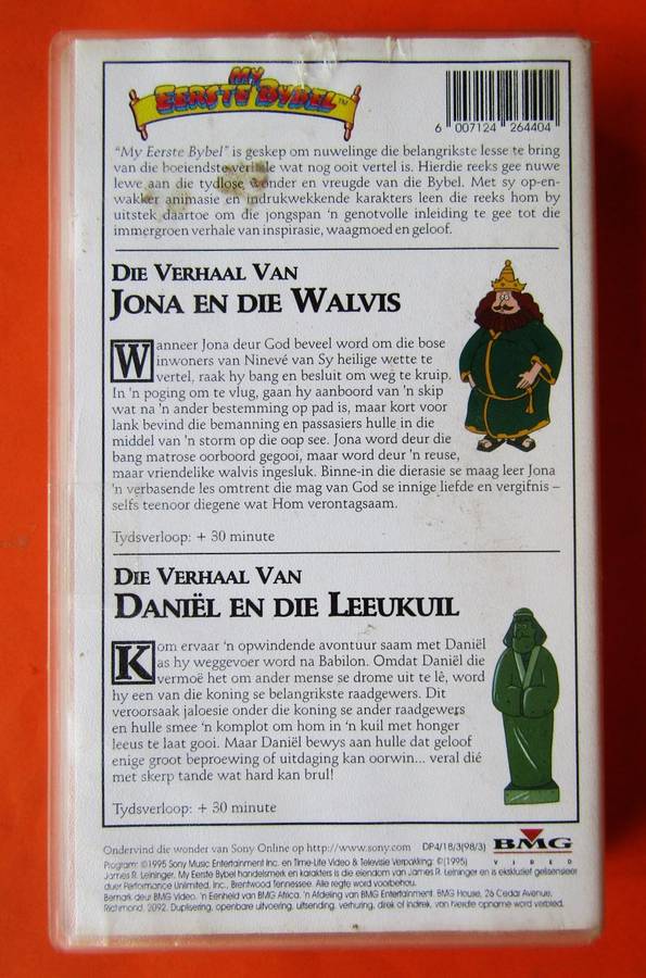 Jona en die Walvis - My Eerste Bybel - VHS Video Tape (1995)