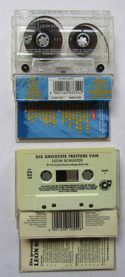 2 Leon Schuster Cassette Tapes