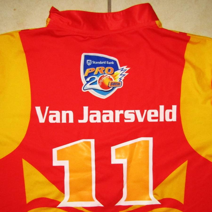 Old Highveld Lions Pro 20 - Van Jaarsveld - Players Cricket Jersey