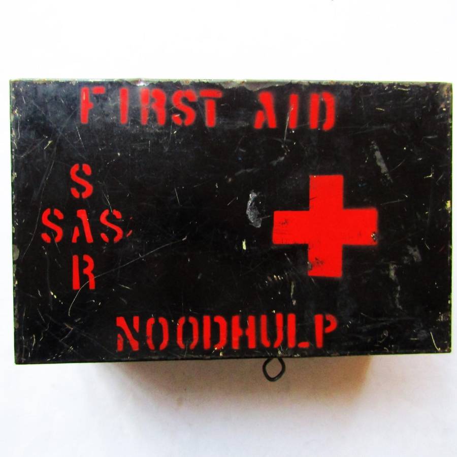 Old SAR Railways Metal First Aid Case
