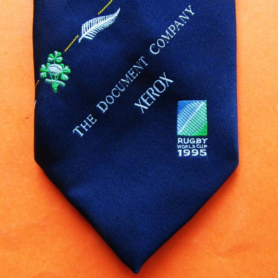 1995 Rugby World Cup Xerox Neck Tie