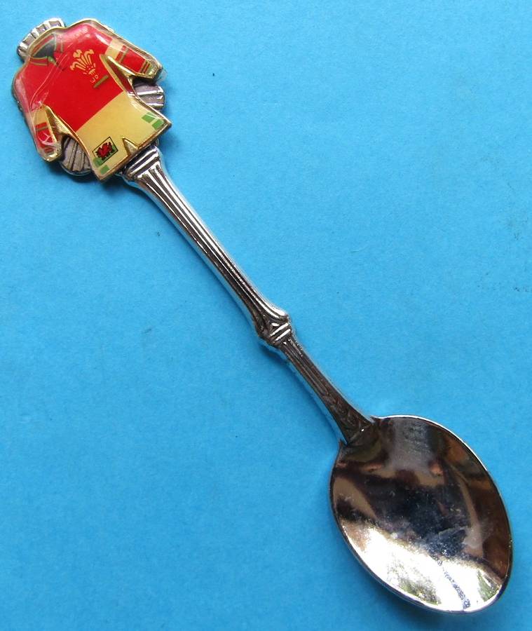 Old Wales Rugby Crested Spoon