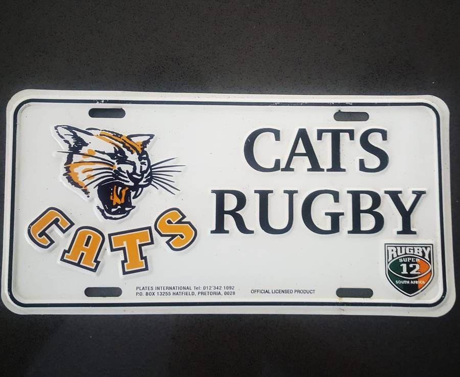 Old Cats Super 12 Rugby Metal Sign Plate
