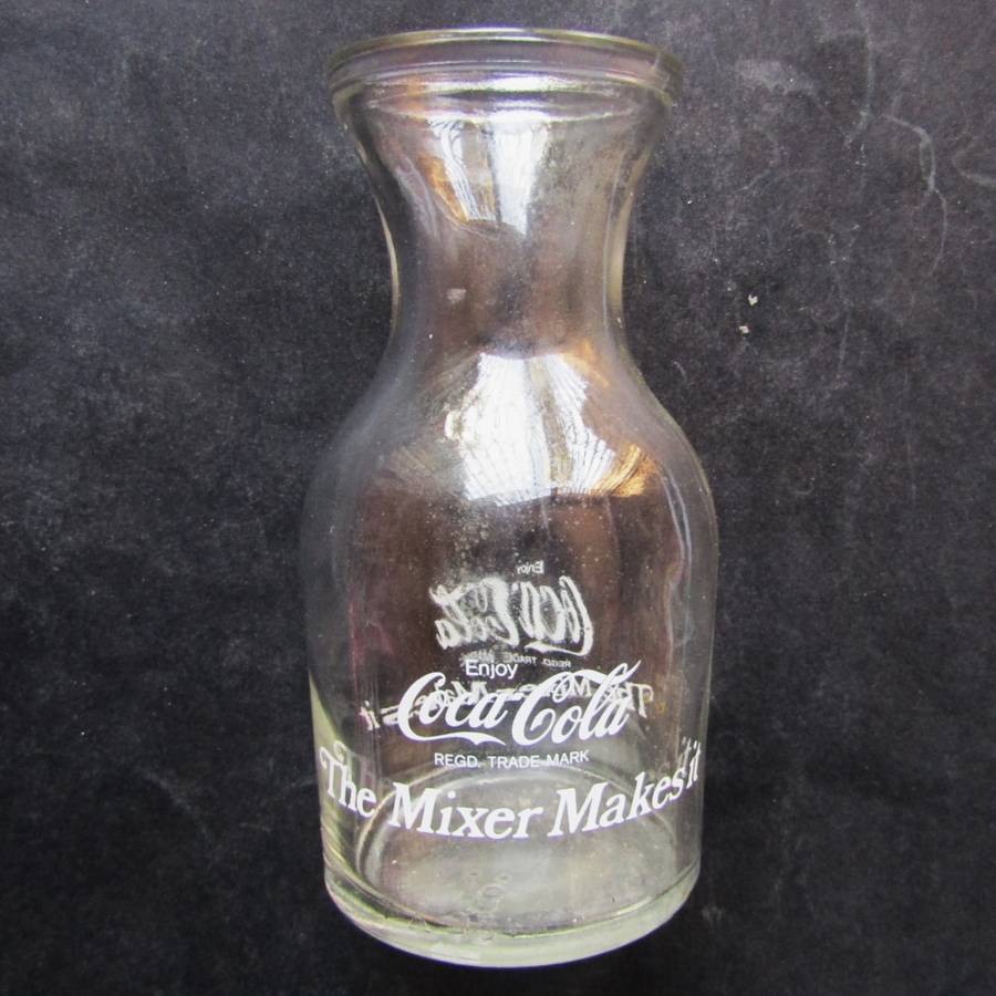 Old Coca Cola Glass Decanter