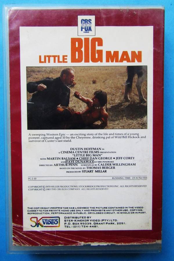 Little Big Man - Dustin Hoffman - Epic Movie VHS Tape (1983)
