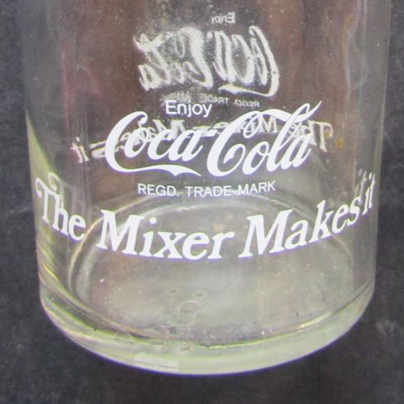 Old Coca Cola Glass Decanter