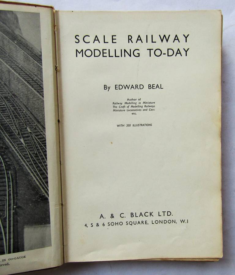 Scale Railway Modelling To-Day - Hardcover Book (1939)