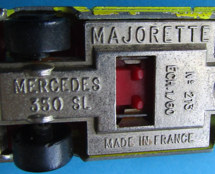 Old Majorette 1/60 Mercedes 350 SL Car