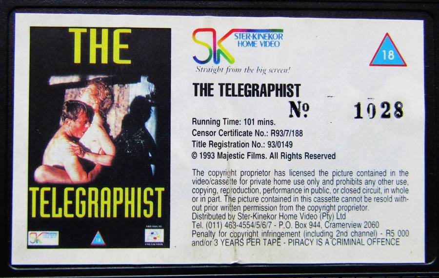 The Telegraphist - Movie VHS Tape (1993)