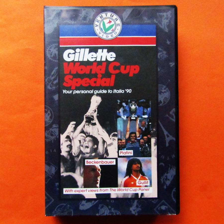 1990 Gillette World Cup Special - Football VHS Video Tape