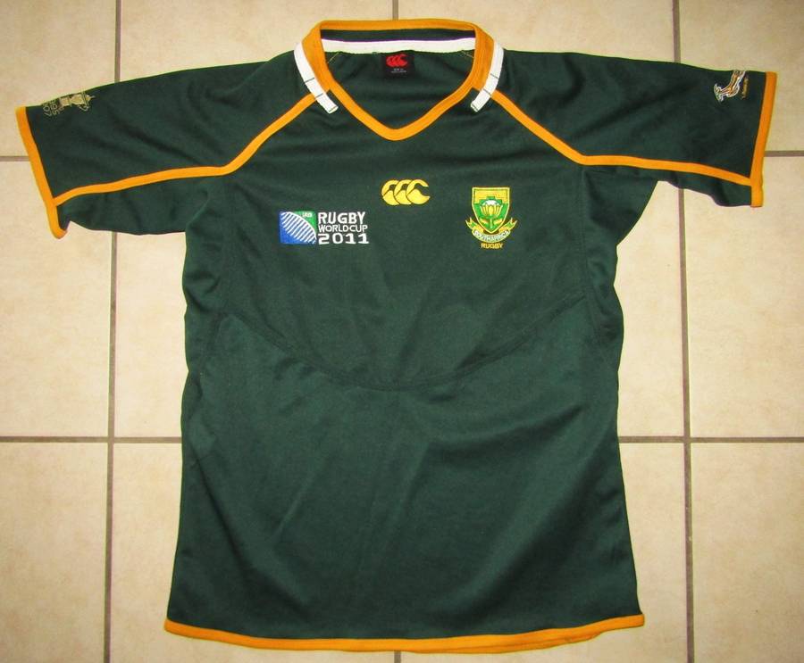 2011 World Cup Springbok Rugby Jersey - XL Size