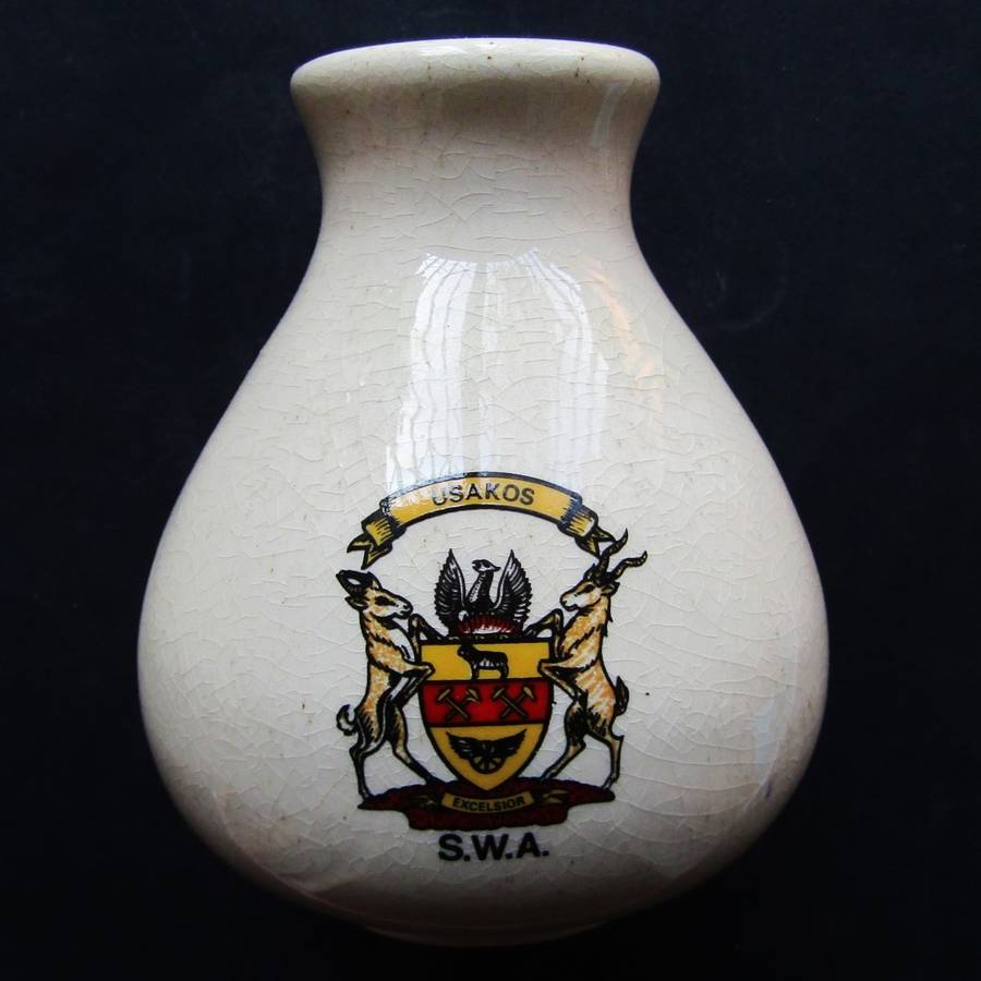 Old SWA Usakos Ceramic Vase