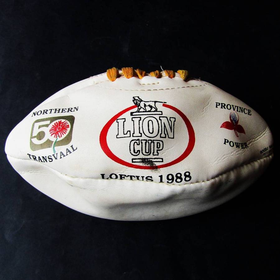 1988 Lion Cup Final - Noord Transvaal vs WP - Midi Size Rugby Ball