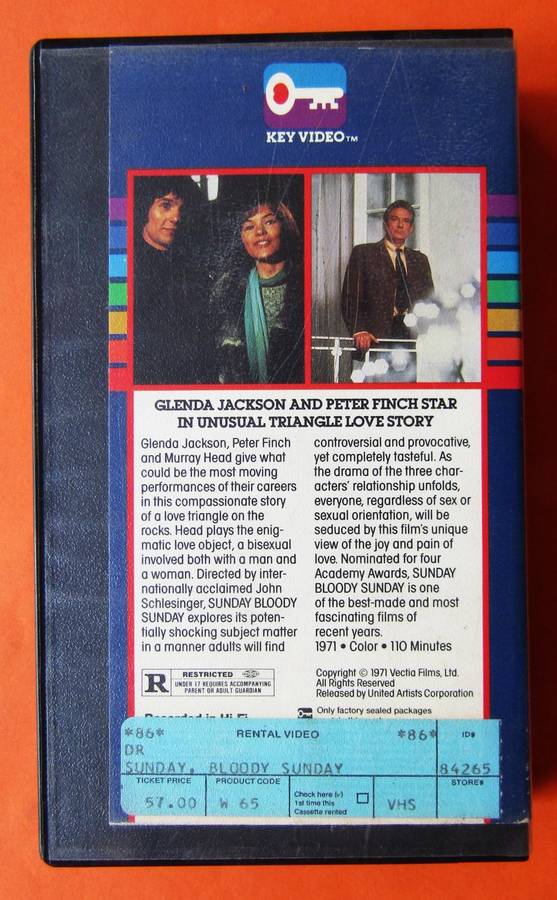 Sunday Bloody Sunday - Movie VHS Tape (1971)