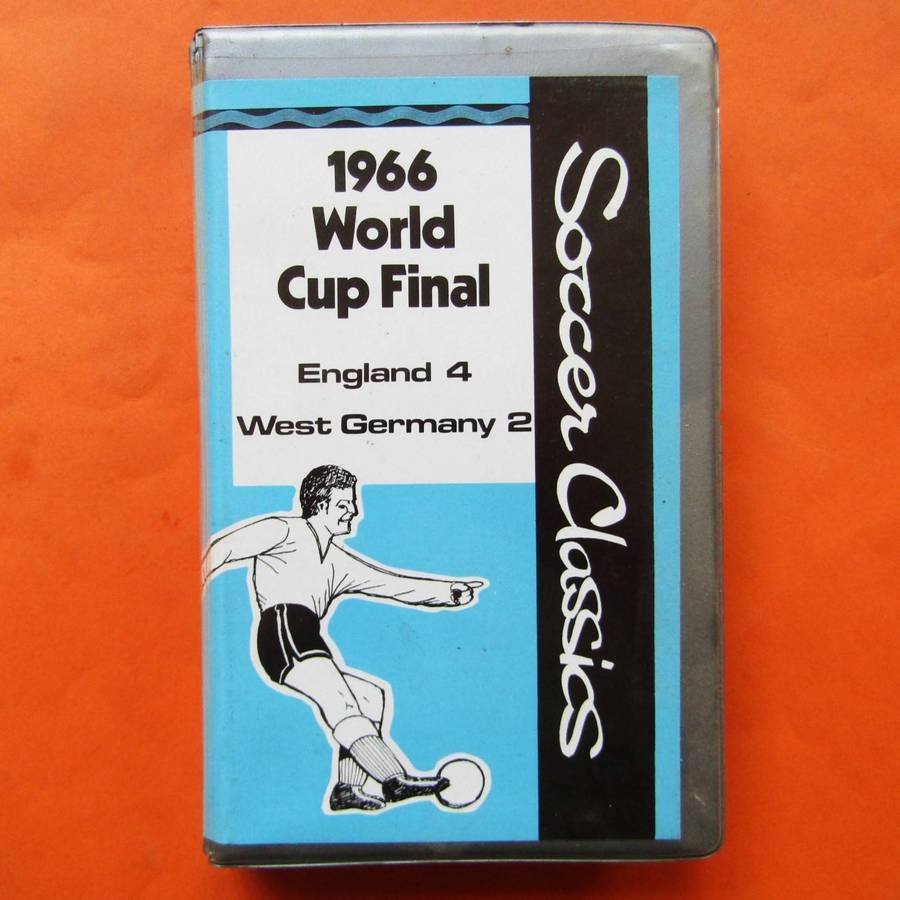 1966 World Cup Final - England vs Germany - Betamax Video Tape