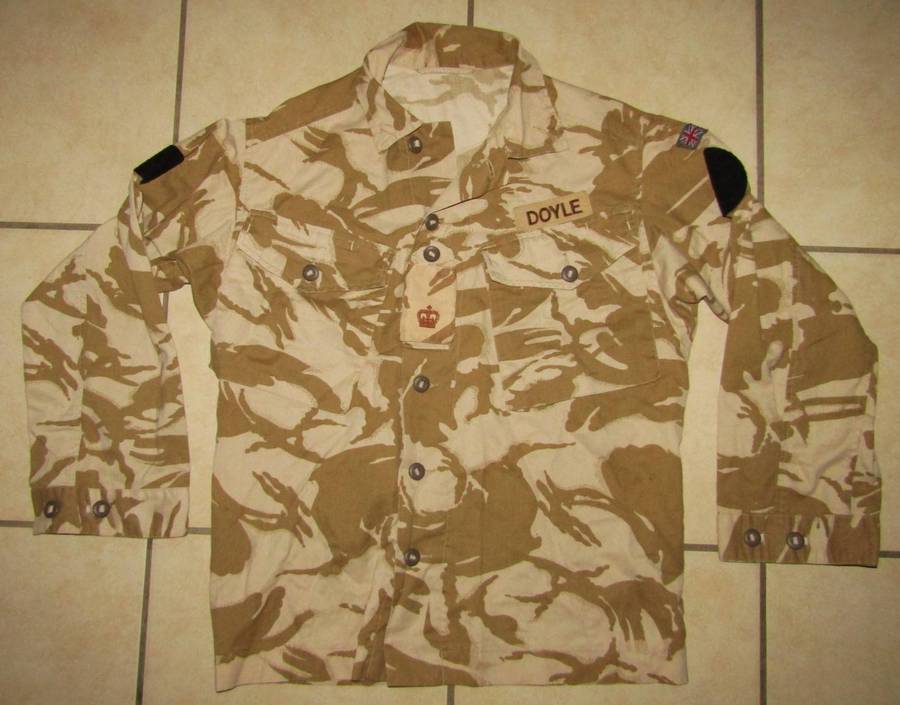 Old British Desert Camo Combat Jacket