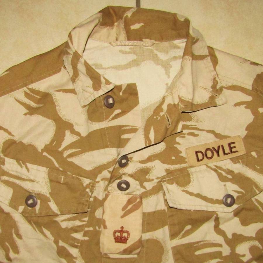 Old British Desert Camo Combat Jacket
