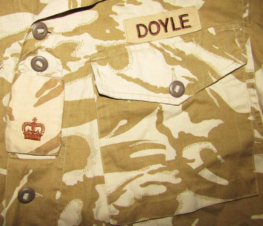 Old British Desert Camo Combat Jacket