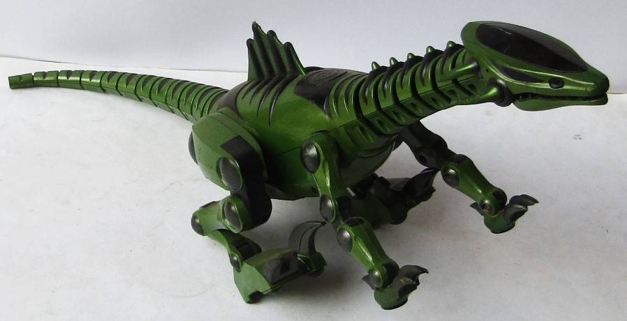 2006 WowWee Large Green Robot Dinosaur