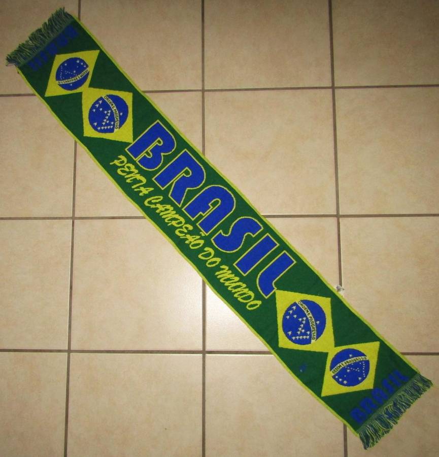 Old Brazil Football Scarf
