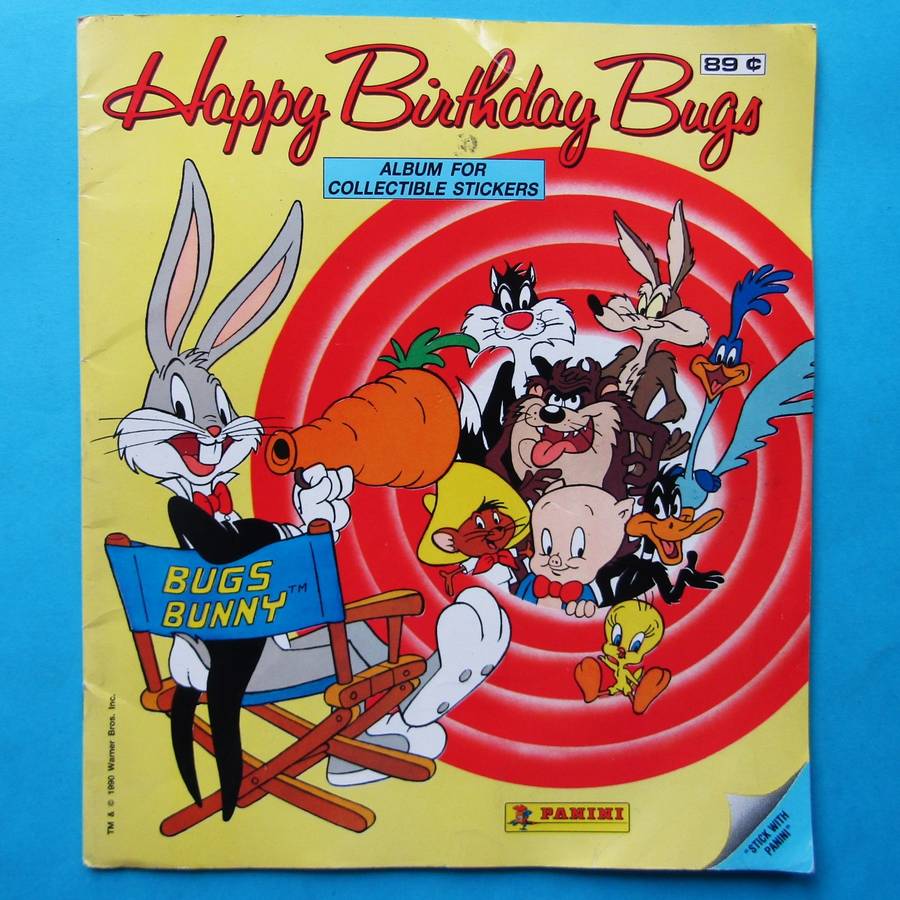 1990 Happy Birthday Bugs - Panini Sticker Album