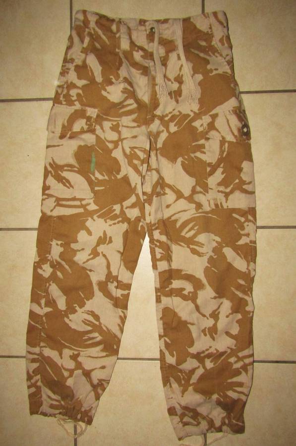 Old British Desert Camo Combat Trousers