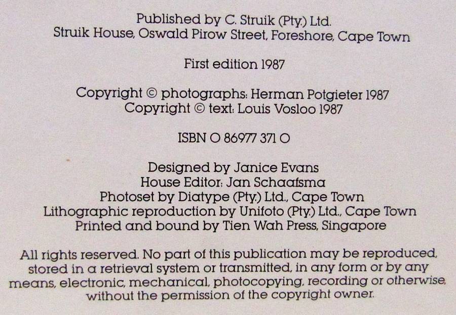 1987 SAAF South African Airforce Poster Book