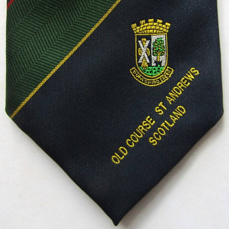 Old Course St Andrews Scotland Golf Neck Tie