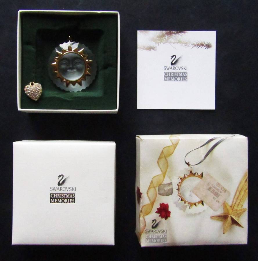 Swarovski Christmas Memories Sun Pendant in Original Box