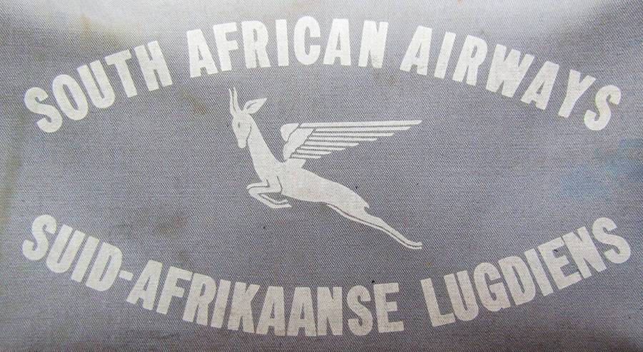Old SAA Airways Flying Springbok Cabin Case