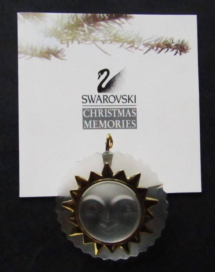 Swarovski Christmas Memories Sun Pendant in Original Box