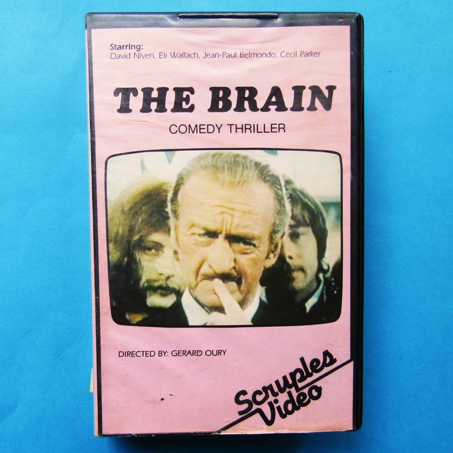 The Brain - David Niven - Movie VHS Tape