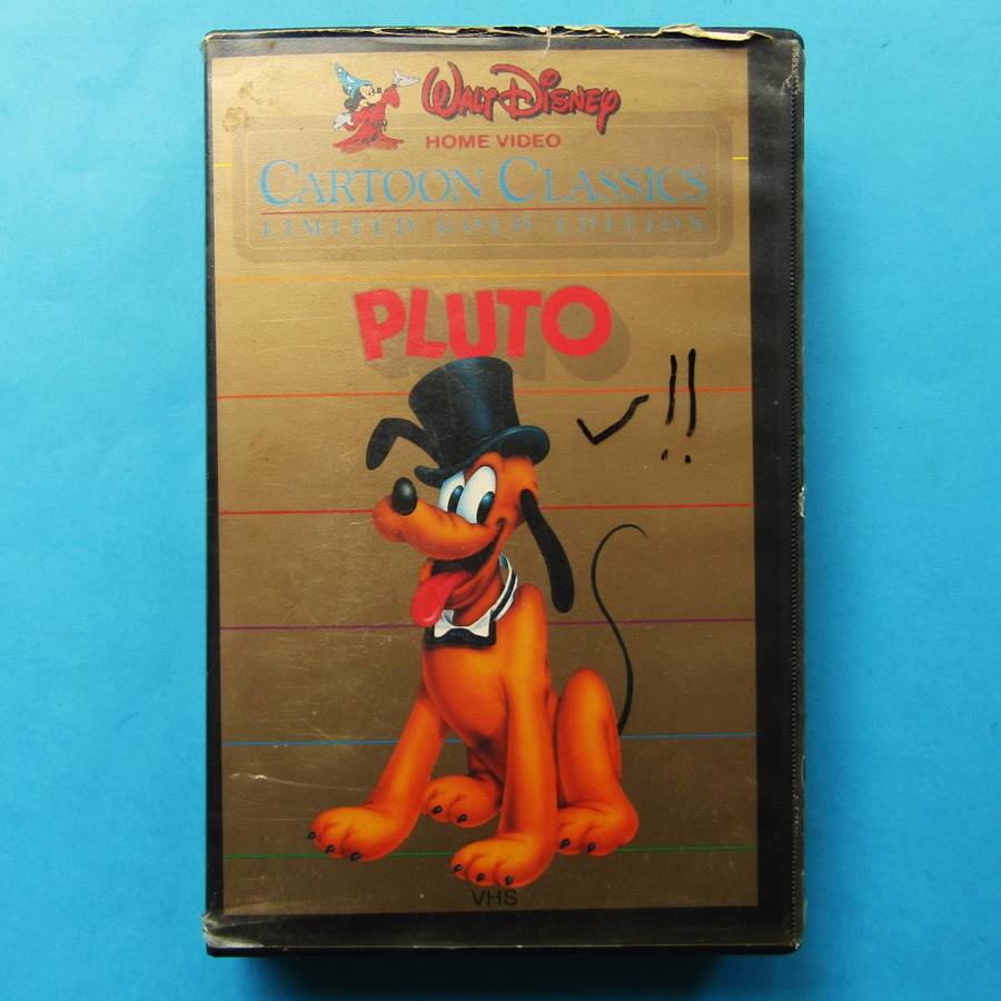 Pluto - Walt Disney Gold Edition - VHS Video Tape (1987)